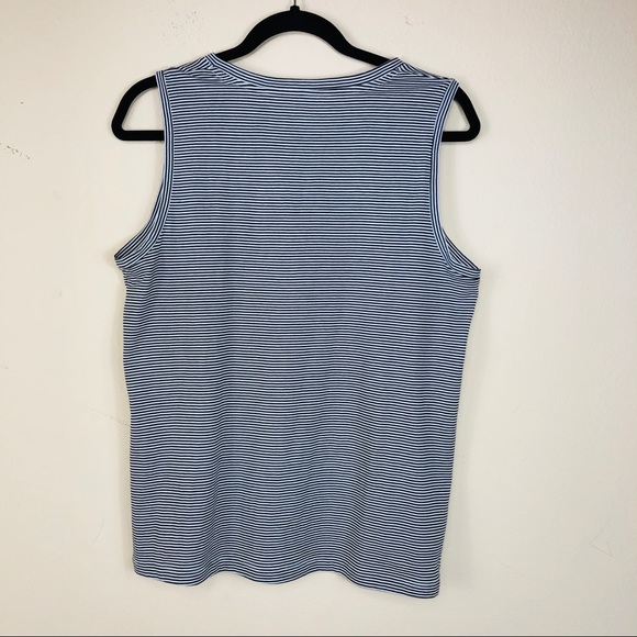 EILEEN FISHER NWT Stripe Organic Cotton Tank S/M - Picture 3 of 7